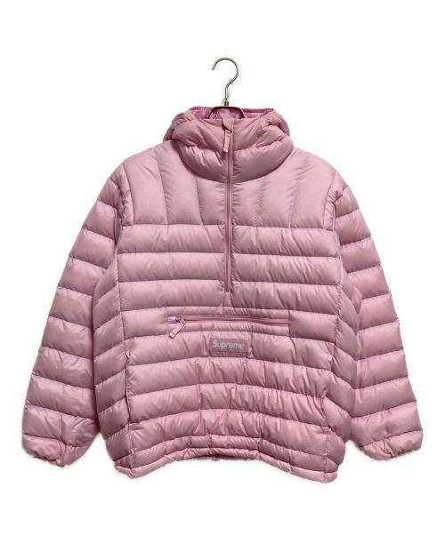 SUPREME（シュプリーム）SUPREME (シュプリーム) Micro Down Half Zip Hooded Pullover ピンク サイズ:Sの古着・服飾アイテム