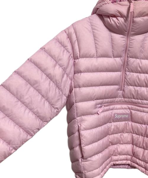 SUPREME（シュプリーム）SUPREME (シュプリーム) Micro Down Half Zip Hooded Pullover ピンク サイズ:Sの古着・服飾アイテム