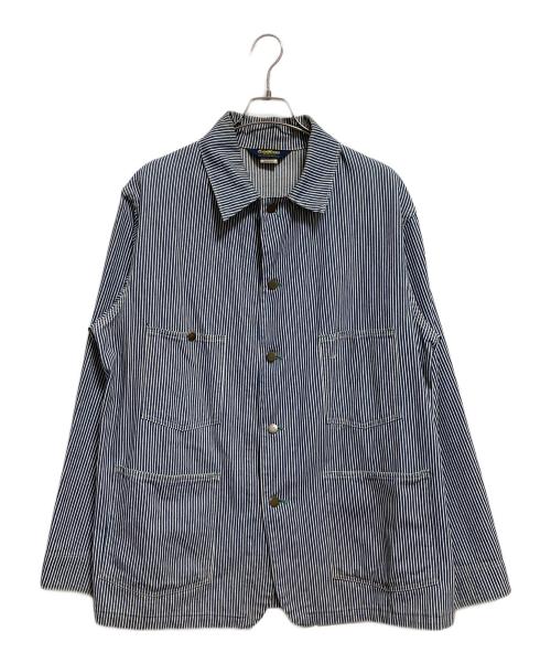 OSH KOSH B'gosh（オシュコシュ ビゴッシュ）OSH KOSH B'gosh (オシュコシュ ビゴッシュ) ヒッコリーカバール ネイビー サイズ:42Rの古着・服飾アイテム