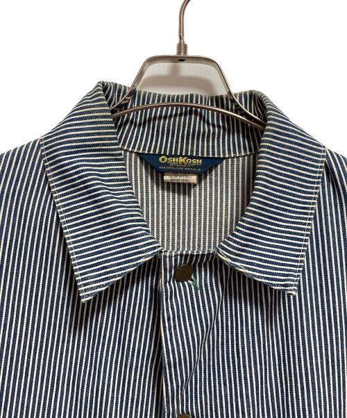 OSH KOSH B'gosh（オシュコシュ ビゴッシュ）OSH KOSH B'gosh (オシュコシュ ビゴッシュ) ヒッコリーカバール ネイビー サイズ:42Rの古着・服飾アイテム