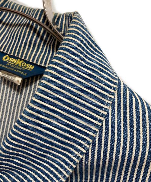 OSH KOSH B'gosh（オシュコシュ ビゴッシュ）OSH KOSH B'gosh (オシュコシュ ビゴッシュ) ヒッコリーカバール ネイビー サイズ:42Rの古着・服飾アイテム