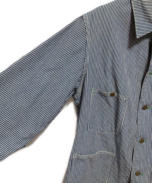 OSH KOSH B'gosh（オシュコシュ ビゴッシュ）OSH KOSH B'gosh (オシュコシュ ビゴッシュ) ヒッコリーカバール ネイビー サイズ:42Rの古着・服飾アイテム