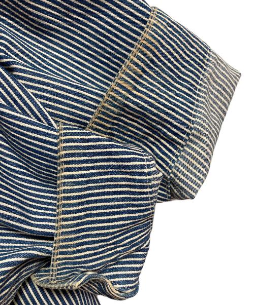 OSH KOSH B'gosh（オシュコシュ ビゴッシュ）OSH KOSH B'gosh (オシュコシュ ビゴッシュ) ヒッコリーカバール ネイビー サイズ:42Rの古着・服飾アイテム