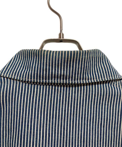 OSH KOSH B'gosh（オシュコシュ ビゴッシュ）OSH KOSH B'gosh (オシュコシュ ビゴッシュ) ヒッコリーカバール ネイビー サイズ:42Rの古着・服飾アイテム