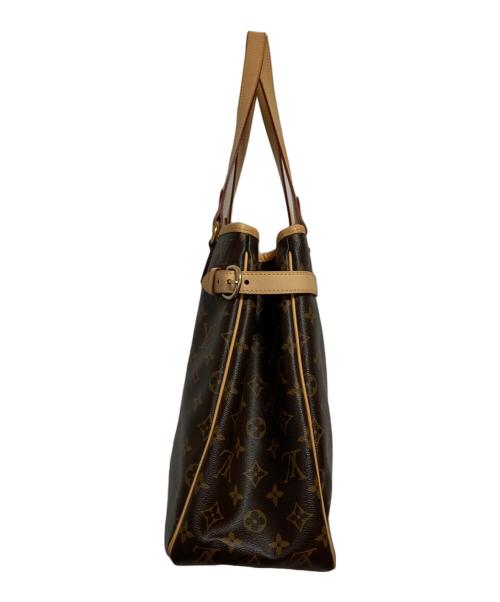 LOUIS VUITTON（ルイ ヴィトン）LOUIS VUITTON (ルイ ヴィトン) バティニョール・ヴェルティカル ブラウン・ベージュの古着・服飾アイテム