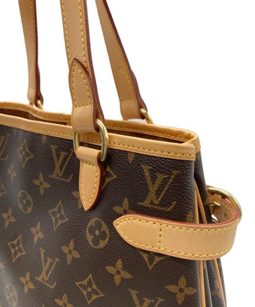 LOUIS VUITTON（ルイ ヴィトン）LOUIS VUITTON (ルイ ヴィトン) バティニョール・ヴェルティカル ブラウン・ベージュの古着・服飾アイテム