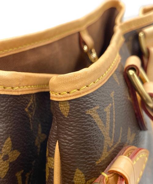 LOUIS VUITTON（ルイ ヴィトン）LOUIS VUITTON (ルイ ヴィトン) バティニョール・ヴェルティカル ブラウン・ベージュの古着・服飾アイテム