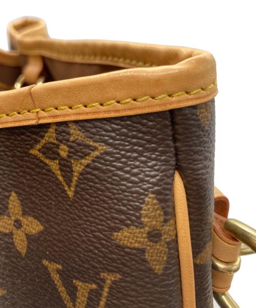 LOUIS VUITTON（ルイ ヴィトン）LOUIS VUITTON (ルイ ヴィトン) バティニョール・ヴェルティカル ブラウン・ベージュの古着・服飾アイテム