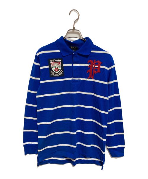 POLO RALPH LAUREN（ポロ・ラルフローレン）POLO RALPH LAUREN (ポロ・ラルフローレン) ポロシャツ ブルー サイズ:L(14-16)の古着・服飾アイテム
