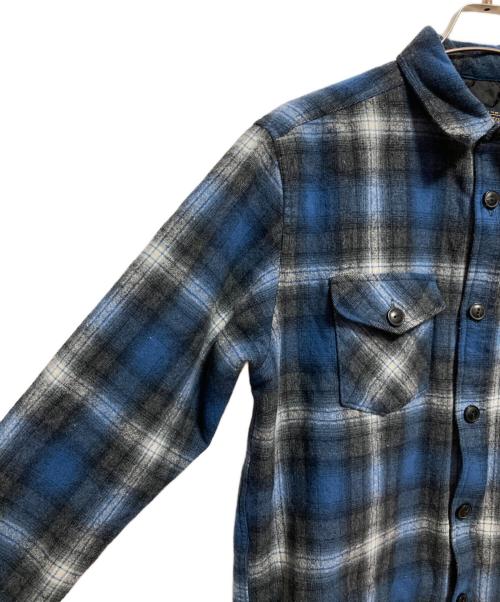 PENDLETON（ペンドルトン）PENDLETON (ペンドルトン) キルティングオンブレチェックシャツジャケット ブルー サイズ:Lの古着・服飾アイテム