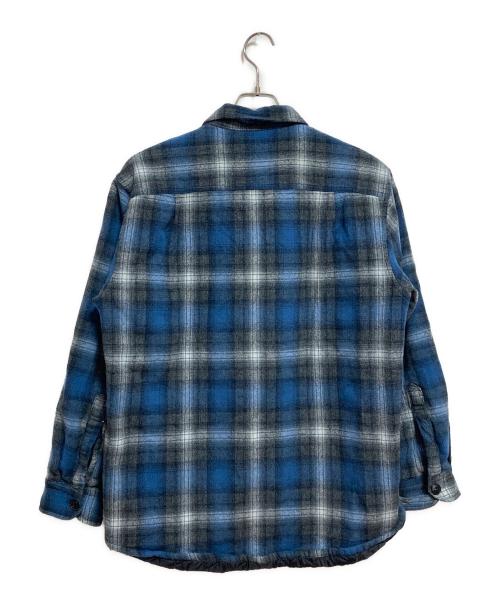 PENDLETON（ペンドルトン）PENDLETON (ペンドルトン) キルティングオンブレチェックシャツジャケット ブルー サイズ:Lの古着・服飾アイテム