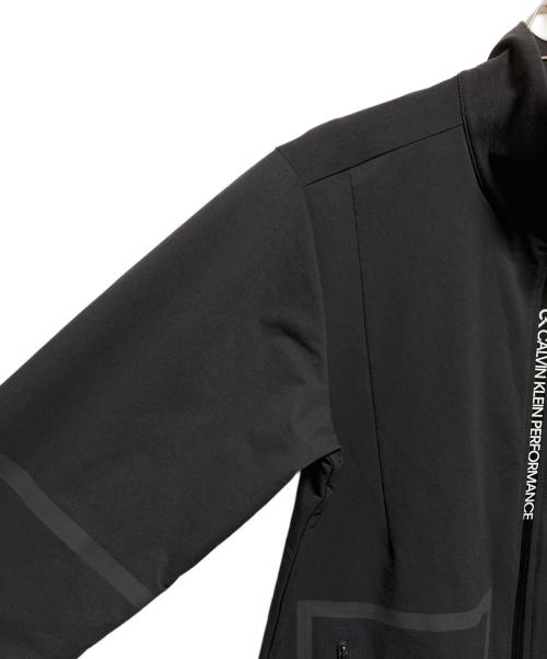 Calvin Klein（カルバンクライン）Calvin Klein (カルバンクライン) スタンドカラージャケット グレー サイズ:Mの古着・服飾アイテム