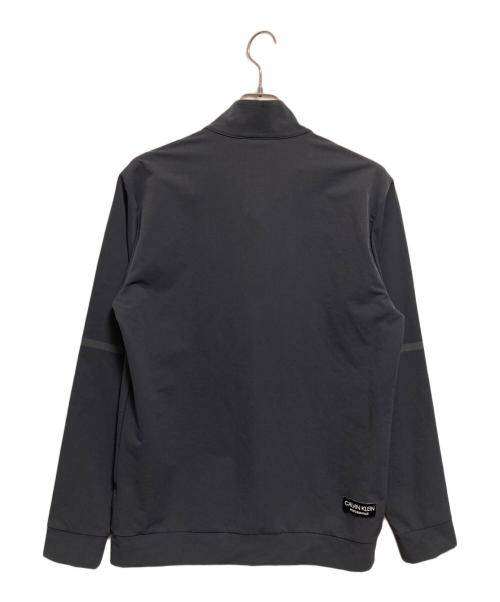 Calvin Klein（カルバンクライン）Calvin Klein (カルバンクライン) スタンドカラージャケット グレー サイズ:Mの古着・服飾アイテム