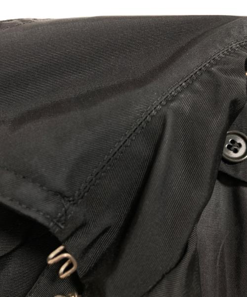MAX&Co.（マックスアンドコー）MAX&Co. (マックスアンドコー) 比翼コート ブラック サイズ:M（38）の古着・服飾アイテム