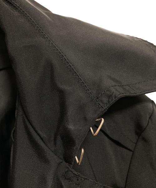 MAX&Co.（マックスアンドコー）MAX&Co. (マックスアンドコー) 比翼コート ブラック サイズ:M（38）の古着・服飾アイテム