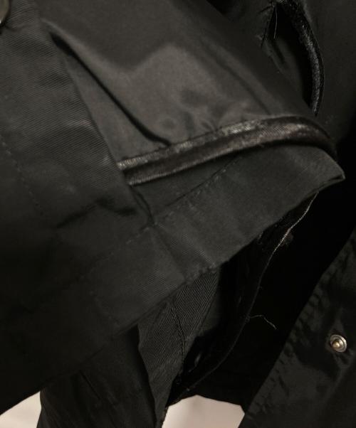 MAX&Co.（マックスアンドコー）MAX&Co. (マックスアンドコー) 比翼コート ブラック サイズ:M（38）の古着・服飾アイテム