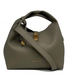 CHARLES & KEITH（チャールズアンドキース）の古着「チャンスメタリックアクセントバケットバッグ」｜グレー
