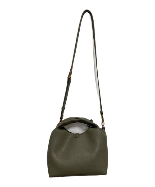 CHARLES & KEITH（チャールズアンドキース）CHARLES & KEITH (チャールズアンドキース) チャンスメタリックアクセントバケットバッグ グレーの古着・服飾アイテム