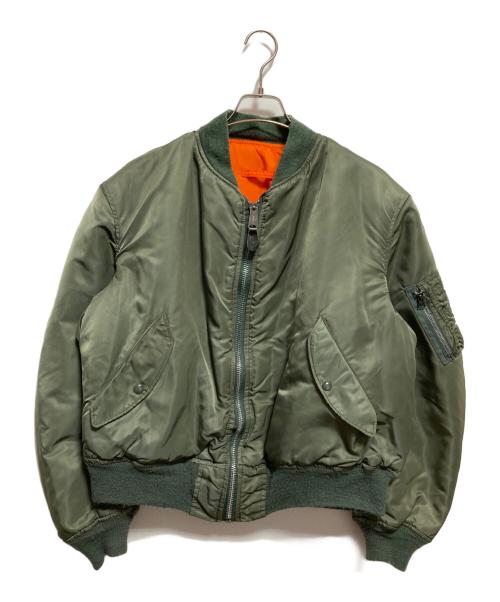 ALPHA（アルファ）ALPHA (アルファ) MA-1ジャケット オリーブ サイズ:XLの古着・服飾アイテム