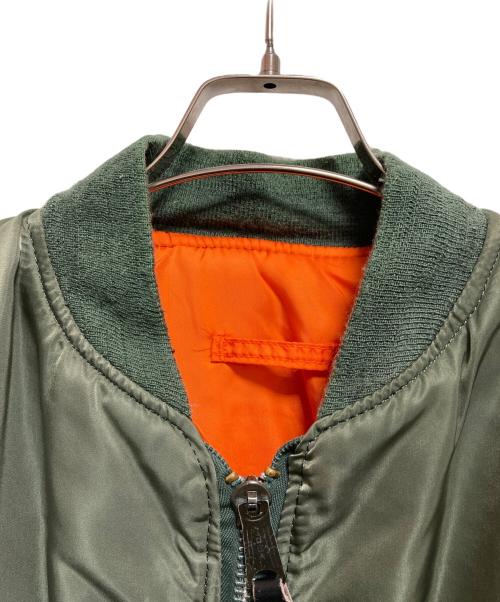 ALPHA（アルファ）ALPHA (アルファ) MA-1ジャケット オリーブ サイズ:XLの古着・服飾アイテム