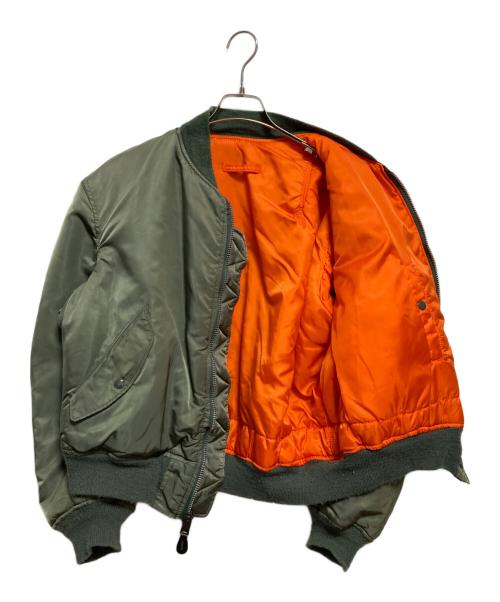 ALPHA（アルファ）ALPHA (アルファ) MA-1ジャケット オリーブ サイズ:XLの古着・服飾アイテム