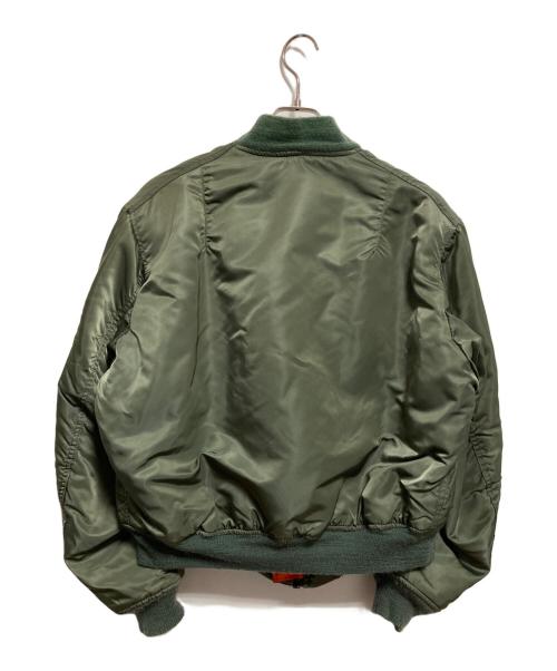 ALPHA（アルファ）ALPHA (アルファ) MA-1ジャケット オリーブ サイズ:XLの古着・服飾アイテム