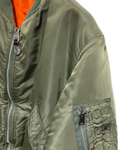 ALPHA（アルファ）ALPHA (アルファ) MA-1ジャケット オリーブ サイズ:XLの古着・服飾アイテム