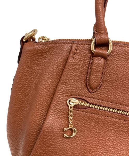COACH（コーチ）COACH (コーチ) エリス サッチェル ストラップショルダーバッグ ブラウンの古着・服飾アイテム