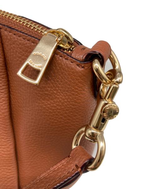 COACH（コーチ）COACH (コーチ) エリス サッチェル ストラップショルダーバッグ ブラウンの古着・服飾アイテム