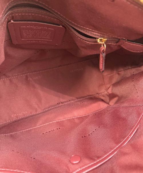 COACH（コーチ）COACH (コーチ) エリス サッチェル ストラップショルダーバッグ ブラウンの古着・服飾アイテム