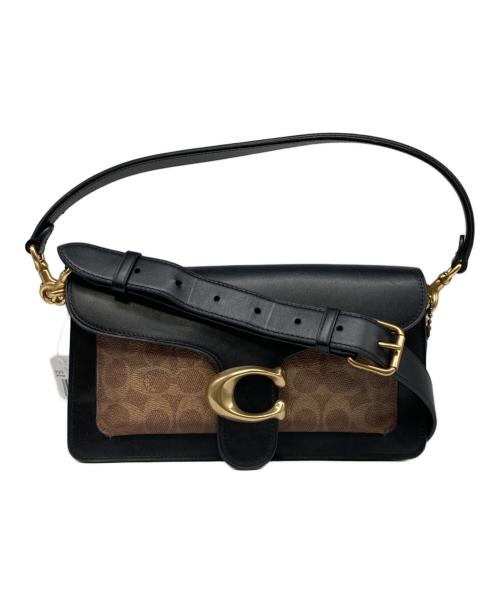 COACH（コーチ）COACH (コーチ) タビー ショルダー バッグ 26 ベージュ×ブラックの古着・服飾アイテム