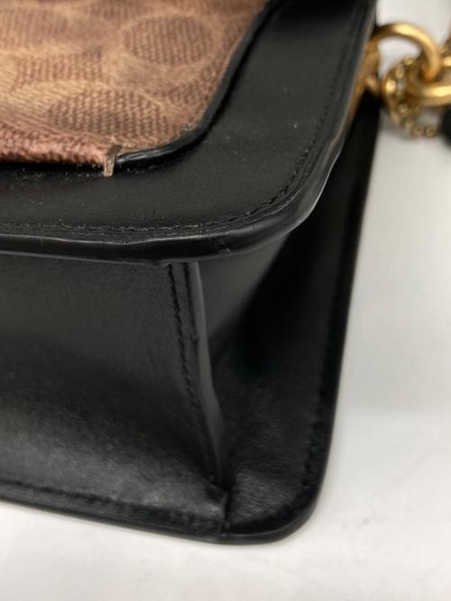 COACH（コーチ）COACH (コーチ) タビー ショルダー バッグ 26 ベージュ×ブラックの古着・服飾アイテム