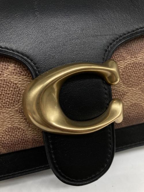 COACH（コーチ）COACH (コーチ) タビー ショルダー バッグ 26 ベージュ×ブラックの古着・服飾アイテム