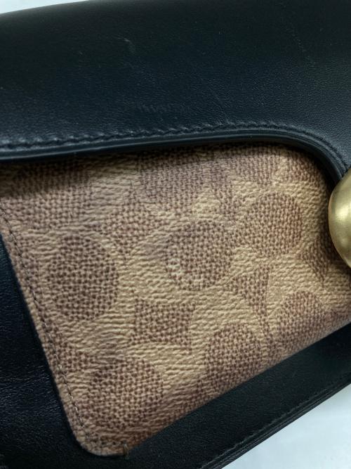 COACH（コーチ）COACH (コーチ) タビー ショルダー バッグ 26 ベージュ×ブラックの古着・服飾アイテム