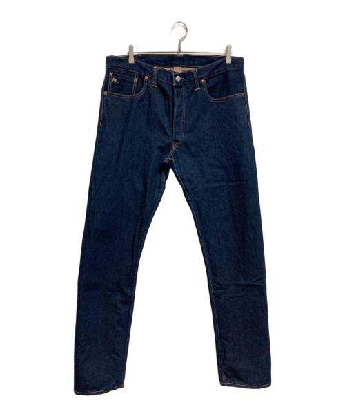 RRL（ダブルアールエル）RRL (ダブルアールエル) スリムナローセルビッチデニムパンツ インディゴ サイズ:SIZE 91cm (W36)の古着・服飾アイテム