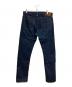 RRL (ダブルアールエル) スリムナローセルビッチデニムパンツ インディゴ サイズ:SIZE 91cm (W36)：15000円