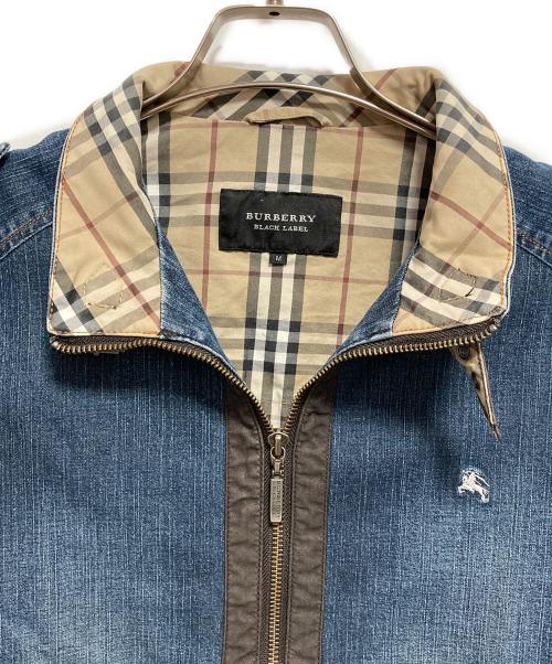 BURBERRY BLACK LABEL（バーバリーブラックレーベル）BURBERRY BLACK LABEL (バーバリーブラックレーベル) ノバチェックジップアップデニムジャケット インディゴ サイズ:Mの古着・服飾アイテム