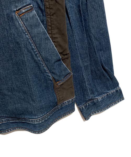 BURBERRY BLACK LABEL（バーバリーブラックレーベル）BURBERRY BLACK LABEL (バーバリーブラックレーベル) ノバチェックジップアップデニムジャケット インディゴ サイズ:Mの古着・服飾アイテム
