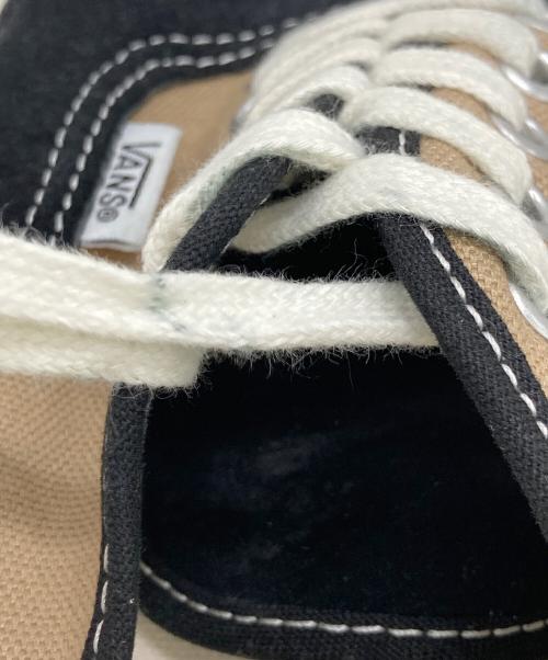 VANS（ヴァンズ）VANS (ヴァンズ) スウェード切り替えキャンバススニーカー ベージュ×ブラック サイズ:US10の古着・服飾アイテム