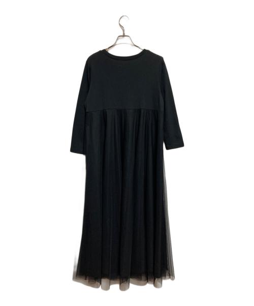 PLUS OTO.HA（プラスオトハ）PLUS OTO.HA (プラスオトハ) 切替ワンピース ブラック サイズ:不明 未使用品の古着・服飾アイテム