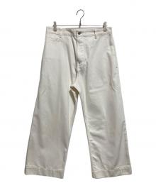 STUDIO NICHOLSON（スタジオ ニコルソン）の古着「SELVEDGE DENIM」｜ホワイト