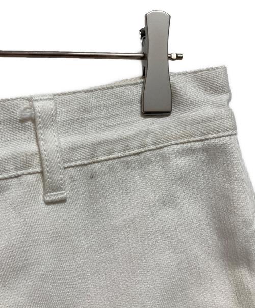 STUDIO NICHOLSON（スタジオ ニコルソン）STUDIO NICHOLSON (スタジオ ニコルソン) SELVEDGE DENIM ホワイト サイズ:Mの古着・服飾アイテム