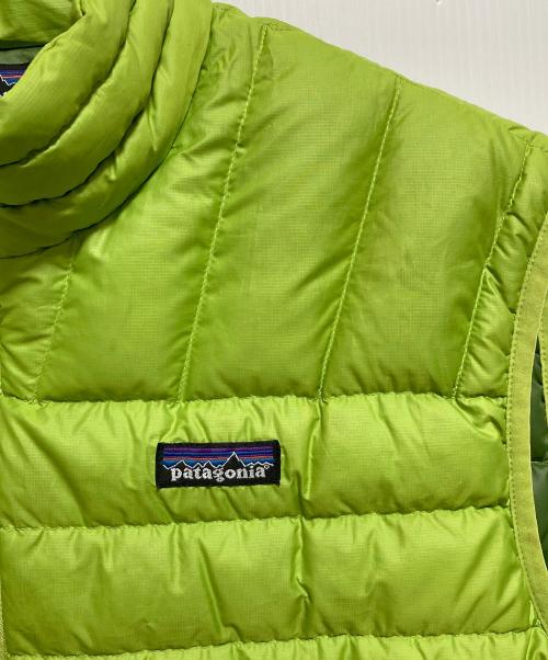 Patagonia（パタゴニア）Patagonia (パタゴニア) ダウンベスト グリーン サイズ:Mの古着・服飾アイテム