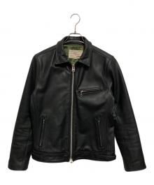 AVIREX（アヴィレックス）の古着「OILY COW TRACKER JACKET」｜ブラック