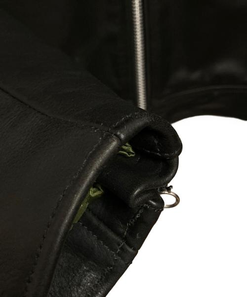 AVIREX（アヴィレックス）AVIREX (アヴィレックス) OILY COW TRACKER JACKET ブラック サイズ:Lの古着・服飾アイテム
