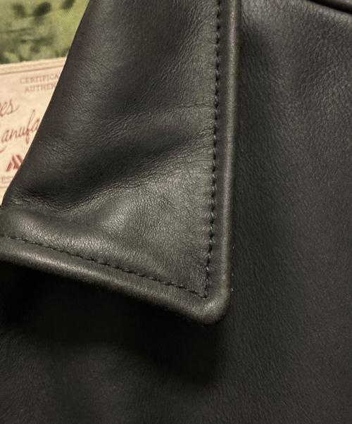 AVIREX（アヴィレックス）AVIREX (アヴィレックス) OILY COW TRACKER JACKET ブラック サイズ:Lの古着・服飾アイテム