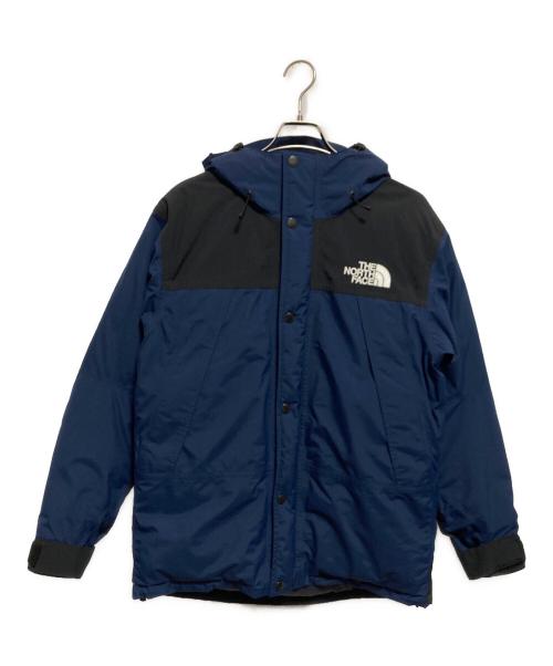 THE NORTH FACE（ザ ノース フェイス）THE NORTH FACE (ザ ノース フェイス) マウンテンダウンジャケット ネイビー×ブラック サイズ:Mの古着・服飾アイテム