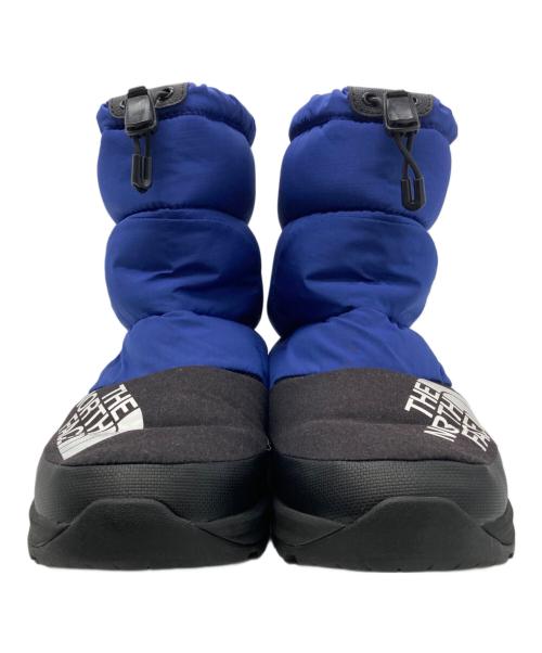 THE NORTH FACE（ザ ノース フェイス）THE NORTH FACE (ザ ノース フェイス) NUPTSE DOWN BOOTIE ブルー×ブラック サイズ:US8の古着・服飾アイテム