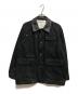 KYOU（キョウ）の古着「NARCOLEPSY Homage Cotton Twill x Leather Jacket」｜ブラック
