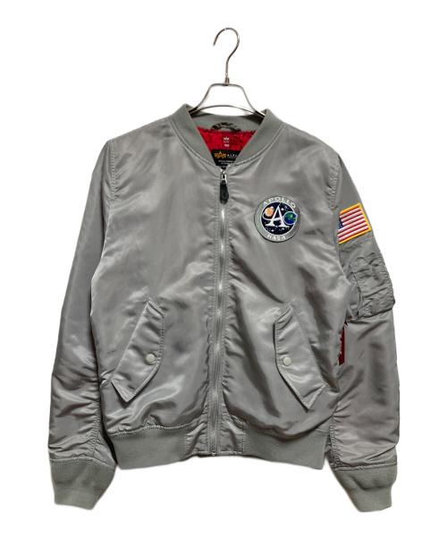 AVIREX（アヴィレックス）AVIREX (アヴィレックス) L-2B アポロII フライトジャケット グレー サイズ:Lの古着・服飾アイテム
